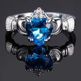 Jewelry With Heart Shaped Amethyst Sapphire Ruby Topaz Rings - Rings Universe