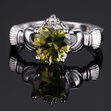 Jewelry With Heart Shaped Amethyst Sapphire Ruby Topaz Rings - Rings Universe