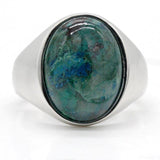 Silver Ring with Natural Phoenix Stone Elegant Ring - Rings Universe