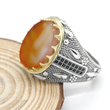 Ocean Onyx Stone Transparent CZ Crystals Ring - Rings Universe