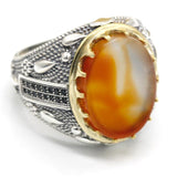 Ocean Onyx Stone Transparent CZ Crystals Ring - Rings Universe