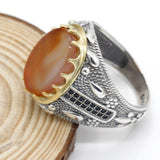 Ocean Onyx Stone Transparent CZ Crystals Ring - Rings Universe