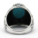 Vintage Natural Turquoise Ring in Silver - Rings Universe