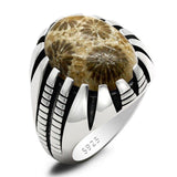 Handmade Precious Coral Ring in Silver - Rings Universe