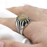 Handmade Precious Coral Ring in Silver - Rings Universe