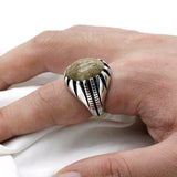 Handmade Precious Coral Ring in Silver - Rings Universe