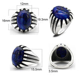 Handmade Silver Lapis Lazuli Ring - Rings Universe