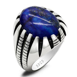 Handmade Silver Lapis Lazuli Ring - Rings Universe
