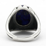 Handmade Silver Lapis Lazuli Ring - Rings Universe