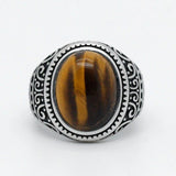 Tiger Eye Stone Charismatic Vintage Ring - Rings Universe