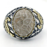 New Handmade Sterling Silver Indian Agate ring - ringsuniverse