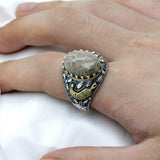 New Handmade Sterling Silver Indian Agate ring - ringsuniverse