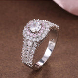 New Arrival Luxury Round Silver AAA CZ Diamonds Ring - ringsuniverse