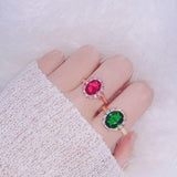 Best Seller, Fashion Lab Created Gemstone Silver Charm Rings - ringsuniverse