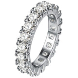 Delicate Jewelry Amethyst Powder Crystal Zircon Rings - Rings Universe