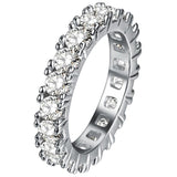 Delicate Jewelry Amethyst Powder Crystal Zircon Rings - Rings Universe