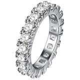 Delicate Jewelry Amethyst Powder Crystal Zircon Rings - Rings Universe
