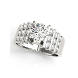 New Big Luxury 1 Carat Sona Diamond Ring Set - Rings Universe