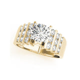 New Big Luxury 1 Carat Sona Diamond Ring Set - Rings Universe