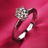 Best Seller Solitaire 1 Carat Lab Diamond Luxury Ring - ringsuniverse