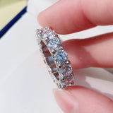 Classy Oval Cut Moissanite Diamonds Luxury Ring - Rings Universe