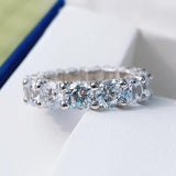 Classy Oval Cut Moissanite Diamonds Luxury Ring - Rings Universe