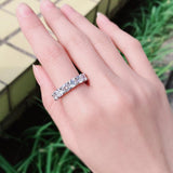 Classy Oval Cut Moissanite Diamonds Luxury Ring - Rings Universe
