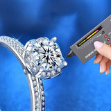 Excellent Cut VVS1 Diamond D Color 1 ct Moissanite Ring - Rings Universe