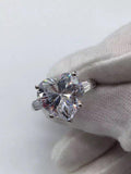 Vintage Unique Heart Bridal Wedding Engagement Ring - Rings Universe
