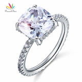 Delightful 5 Carat Cushion Cut Z Diamond Luxury Ring - Rings Universe