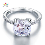 Delightful 5 Carat Cushion Cut Z Diamond Luxury Ring - Rings Universe