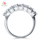 Wonderful 1.75 Carat Seven Stone Silver Wedding Ring - Rings Universe