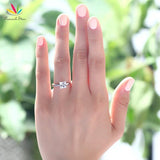 Lovely Classic Solitaire 1 Ct Princess Cut Z Diamond Ring - Rings Universe