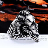 Fashion The Snake Medusa Ring For Men - ringsuniverse