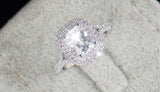 Top quality R&J Brand Silver AAA+ Quality CZ Diamonds Ring - Rings Universe