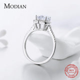 Heart Shape Silver Jewelry AAAAA Level CZ Ring - Rings Universe