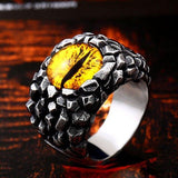 Best Selling Dragon Eye Charm Men's Ring - ringsuniverse