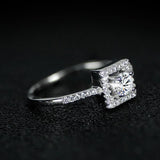 1 Carat AAA+ Cubic Zirconia Diamonds for Women Promise Engagement Promise Ring - ringsuniverse