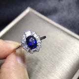 Our Best Selling Solid Silver Natural Sapphire Ring - ringsuniverse