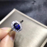 Our Best Selling Solid Silver Natural Sapphire Ring - ringsuniverse