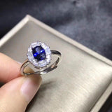 Our Best Selling Solid Silver Natural Sapphire Ring - ringsuniverse